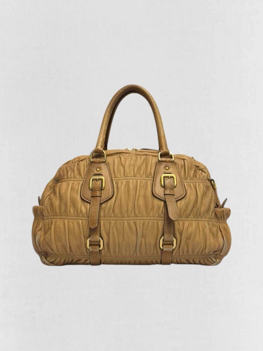 PRADA Brown Top Handle