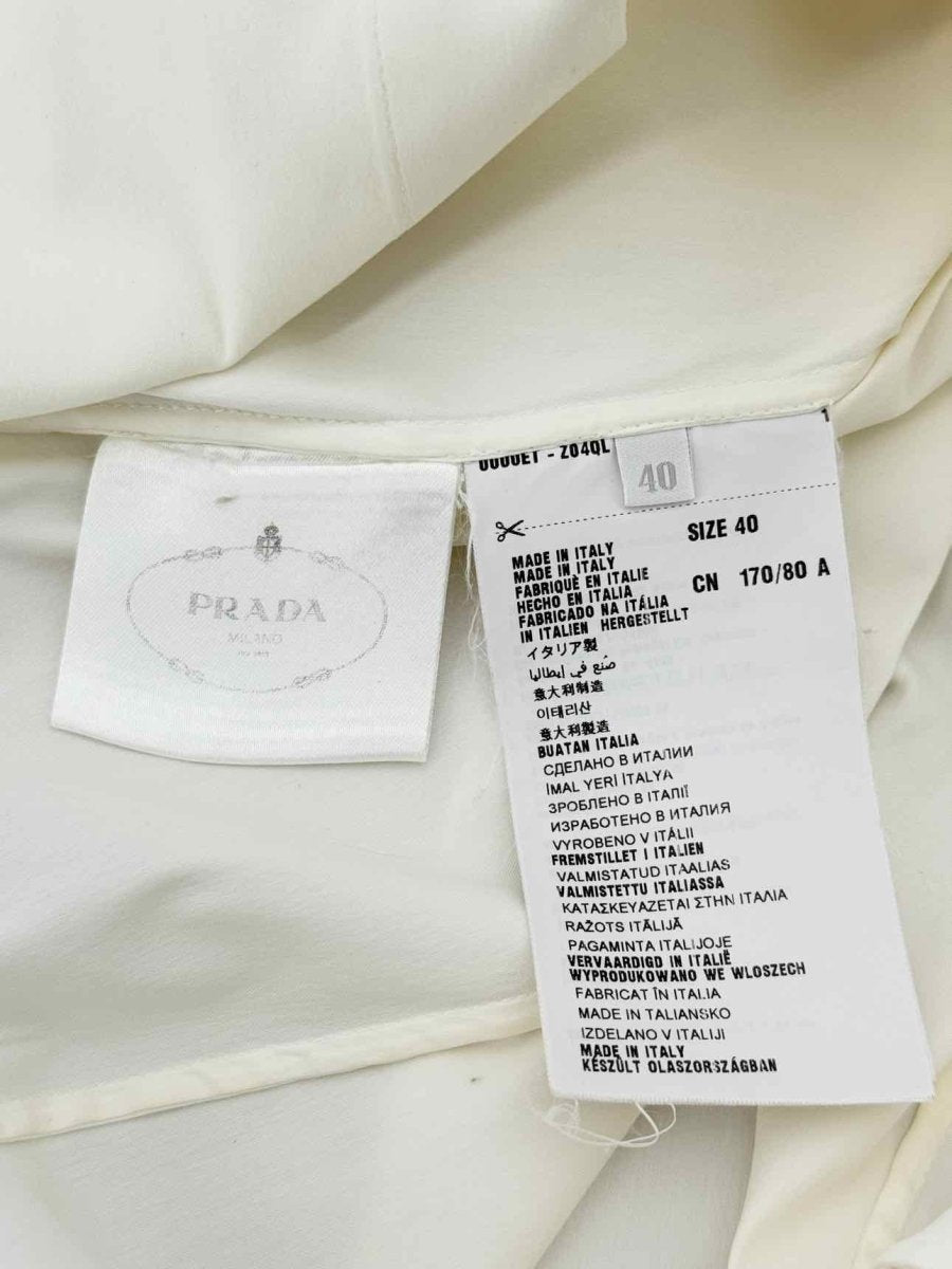PRADA Cream Size US 4 Shirt