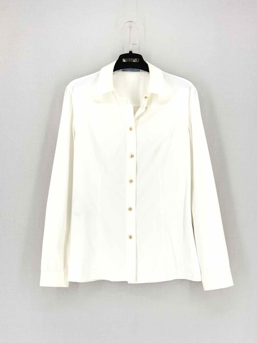 PRADA Cream Size US 4 Shirt
