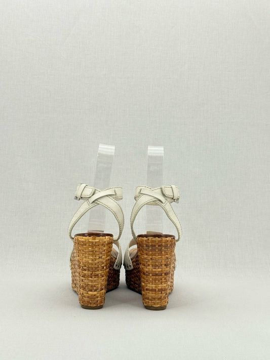 PRADA Espadrille White Size EU 38.5 Wedges