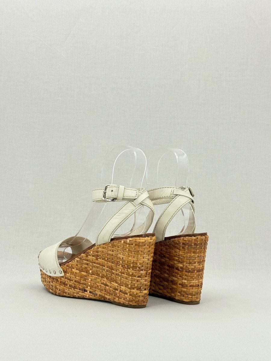 PRADA Espadrille White Size EU 38.5 Wedges