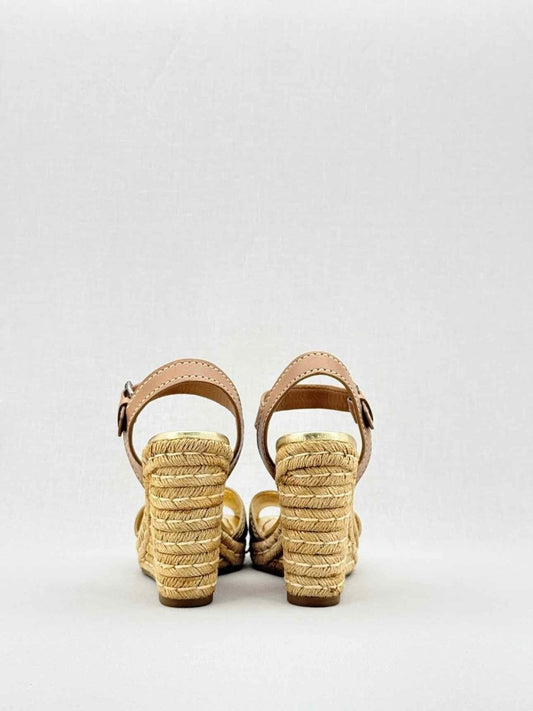PRADA Gold Size EU 40 Wedges