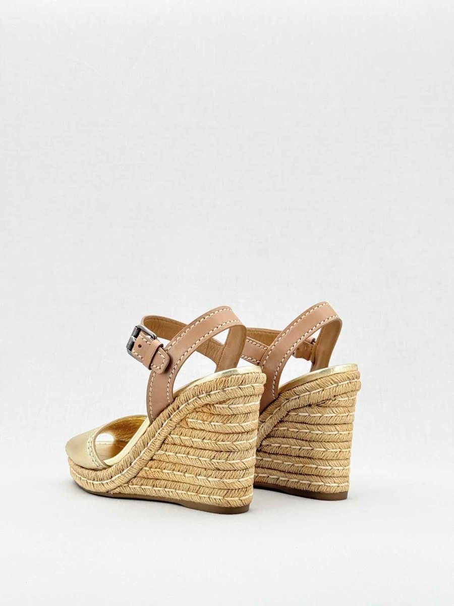 PRADA Gold Size EU 40 Wedges