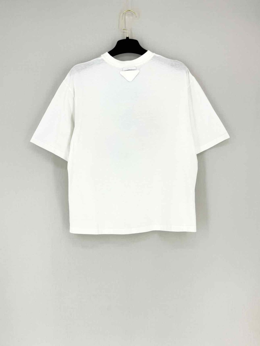 PRADA Neon Banana White Size Small T-shirt
