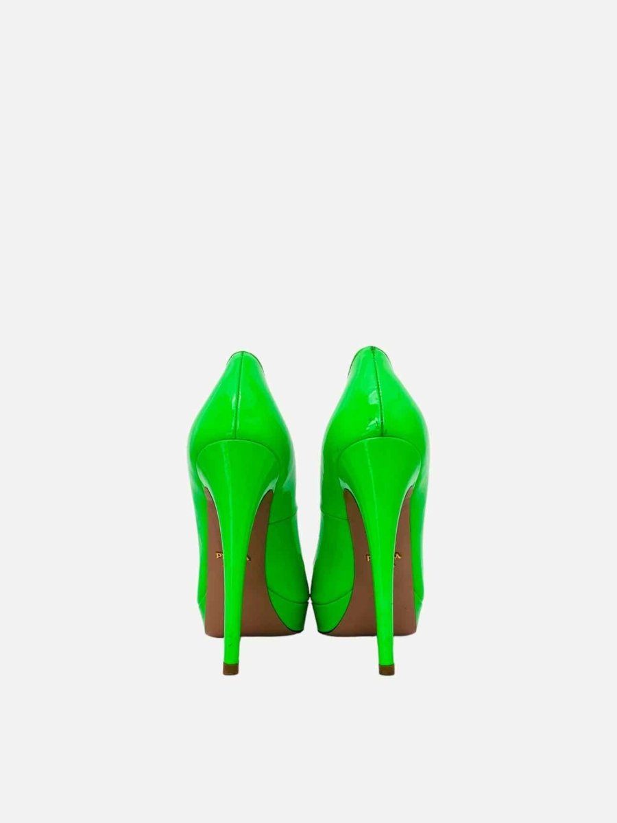 PRADA Neon Green Size EU 38 Pumps