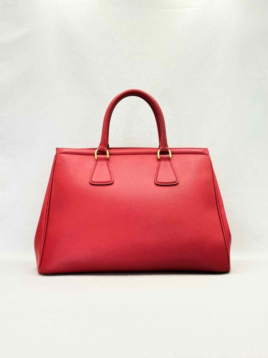 PRADA Parabole Red Tote Bag