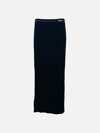PRADA Black Size US 8 Midi Skirt