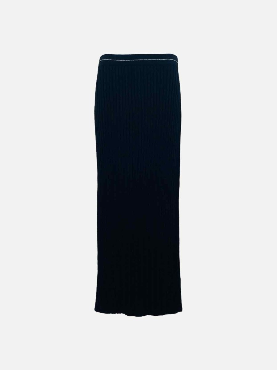 PRADA Black Size US 8 Midi Skirt