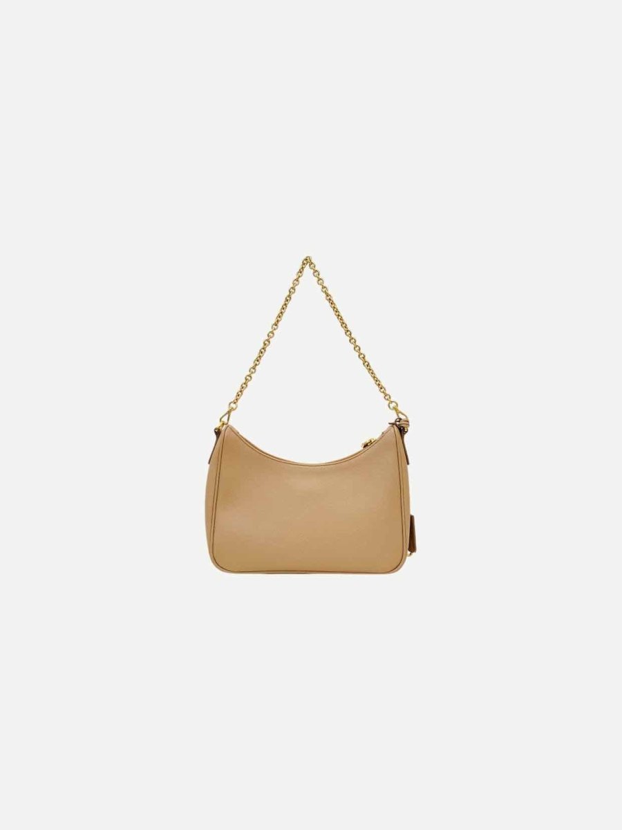 PRADA Re-edition 2005 Beige Shoulder Bag