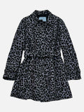 PRADA Single Breasted Grey & Black Size US 4 Coat