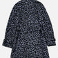 PRADA Single Breasted Grey & Black Size US 4 Coat