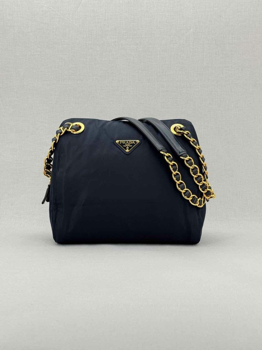 PRADA Tessuto Black Shoulder Bag