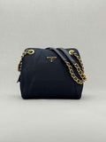 PRADA Tessuto Black Shoulder Bag