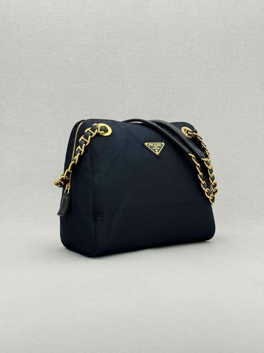 PRADA Tessuto Black Shoulder Bag