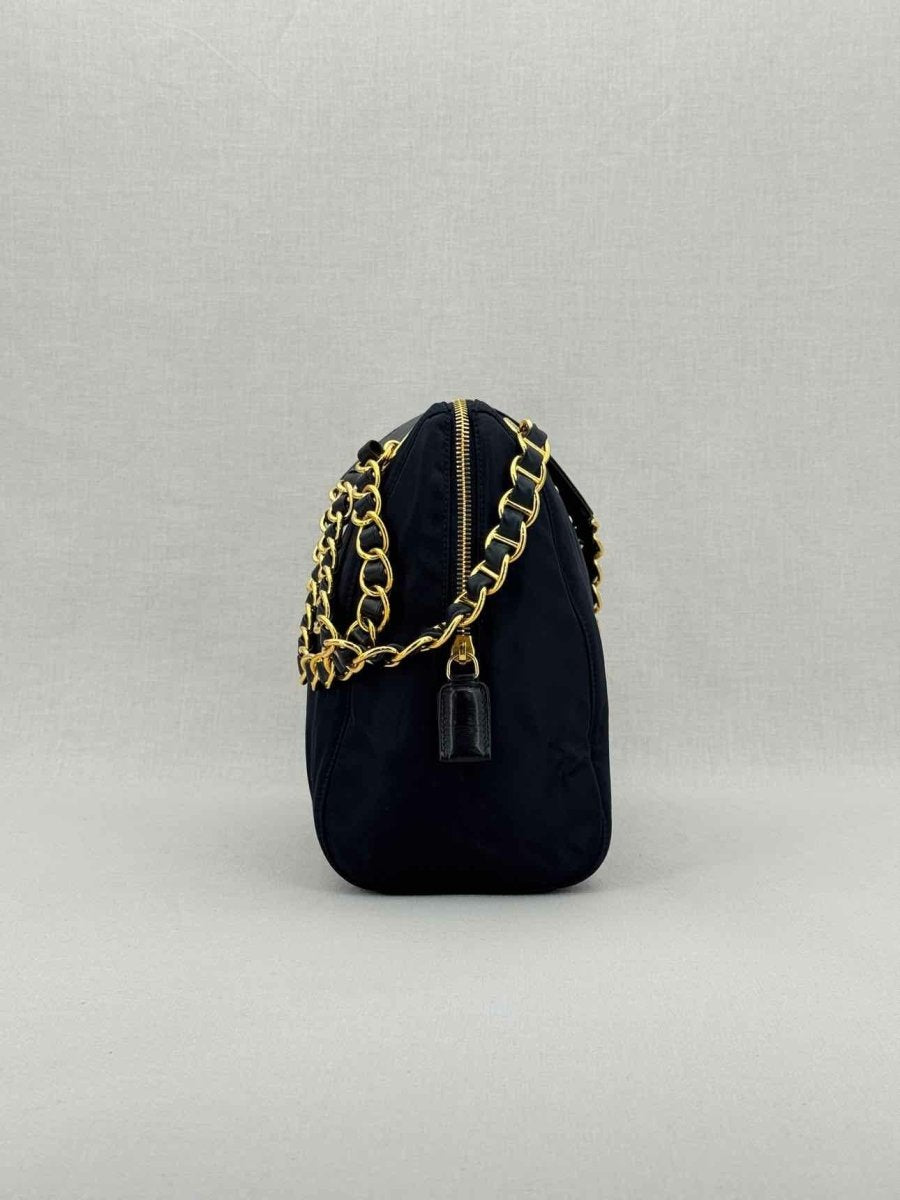 PRADA Tessuto Black Shoulder Bag