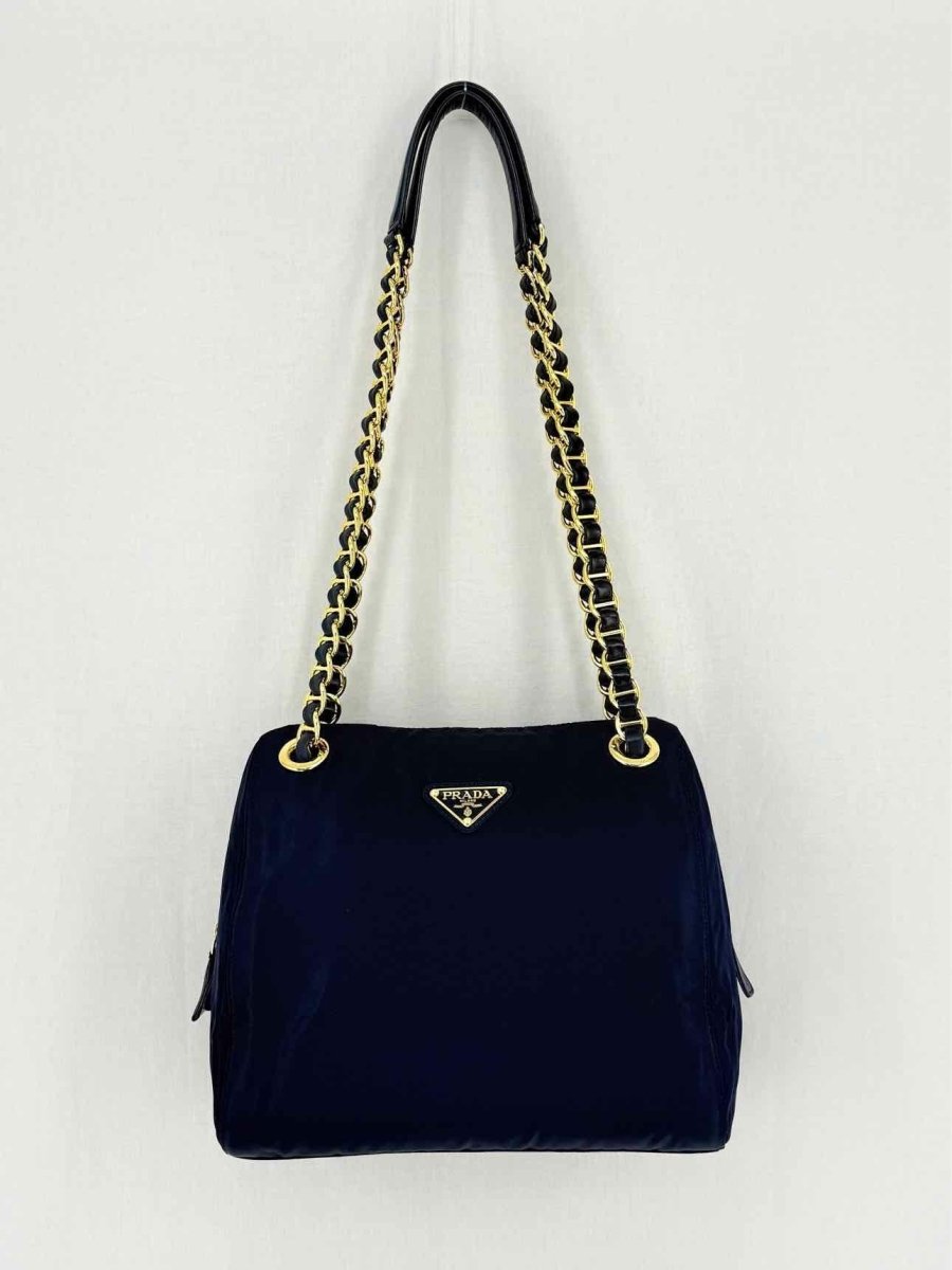 PRADA Tessuto Black Shoulder Bag