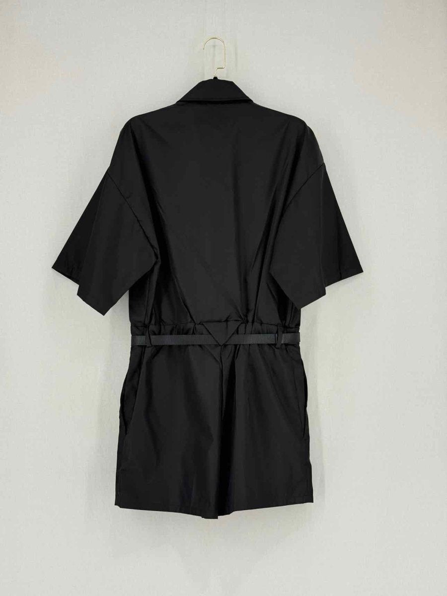 PRADA Triangle Logo Black Size US 4 Playsuit