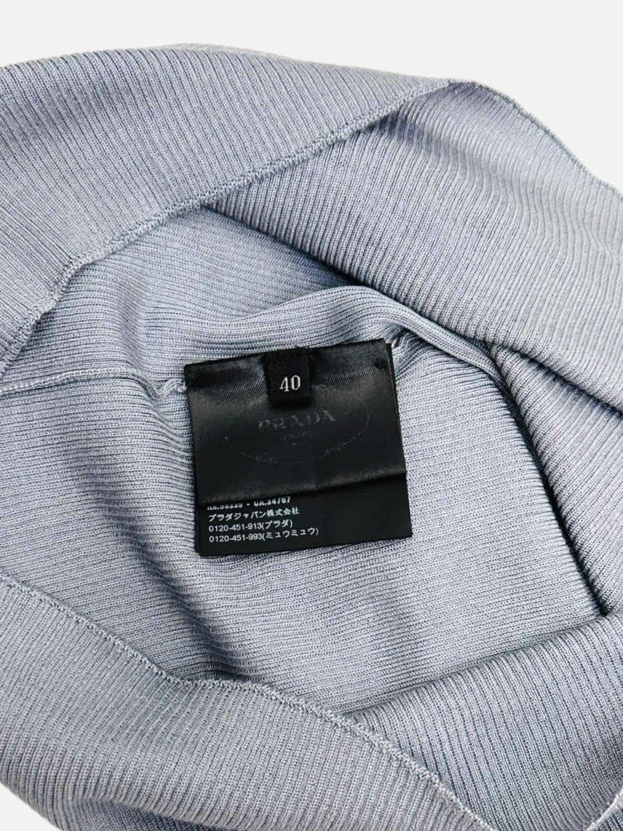 PRADA Turtle Neck Grey Size US 4 Top