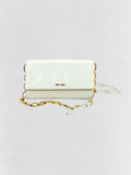 PRADA Wallet on Chain White Crossbody