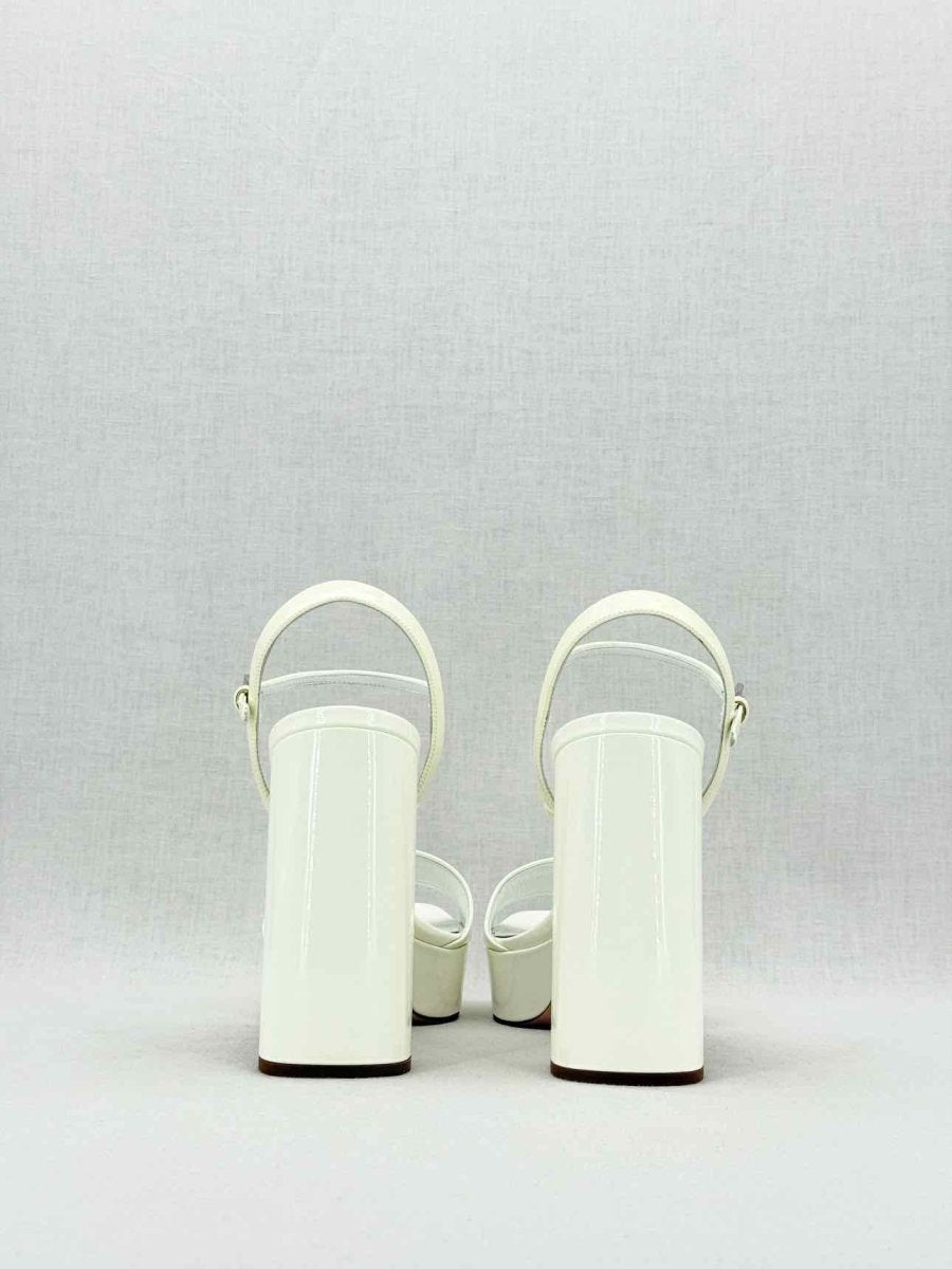 PRADA White Size EU 39 Platform Sandals