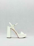 PRADA White Size EU 39 Platform Sandals