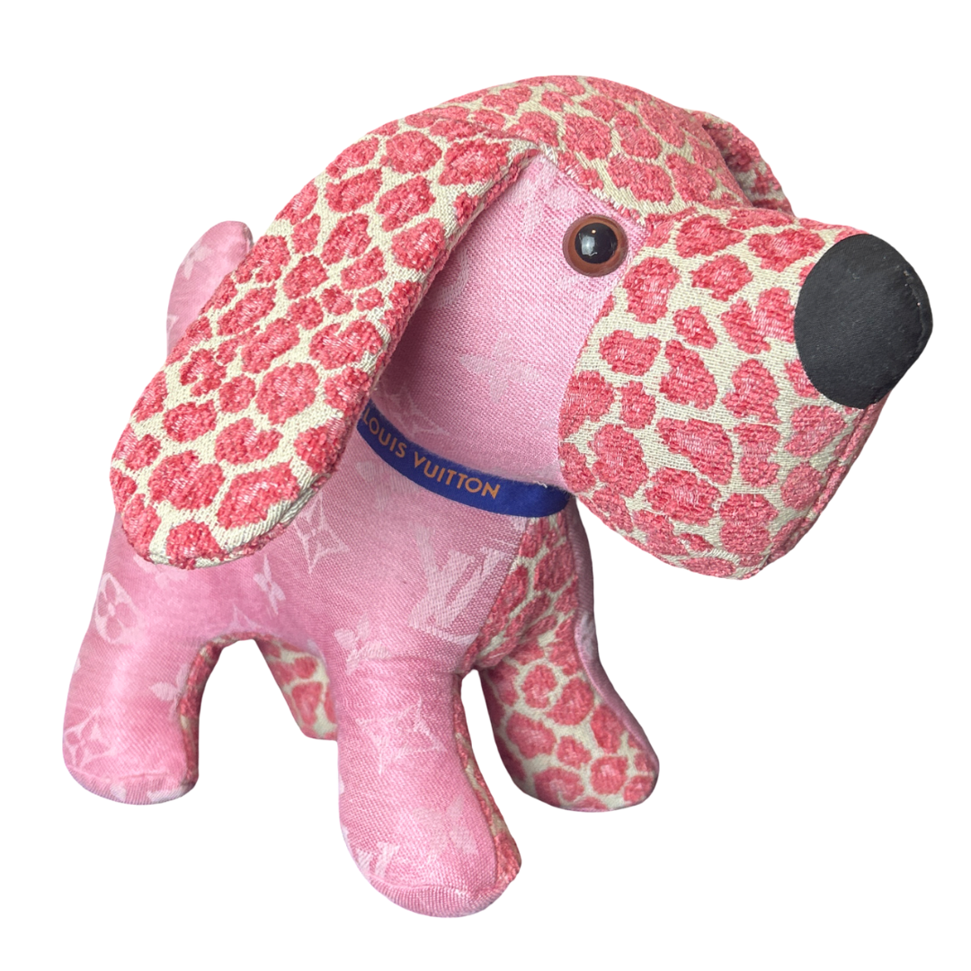 LV Monogram   Silk Scarf Loyal Puppy
