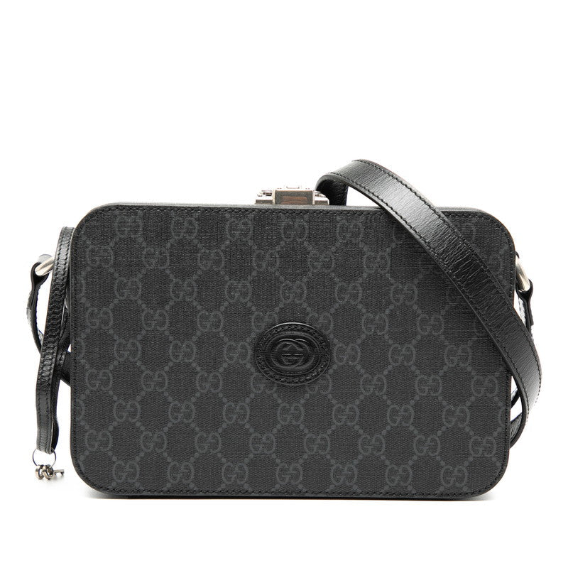 Gucci GG Supreme Hard Trunk PVC Shoulder Bag