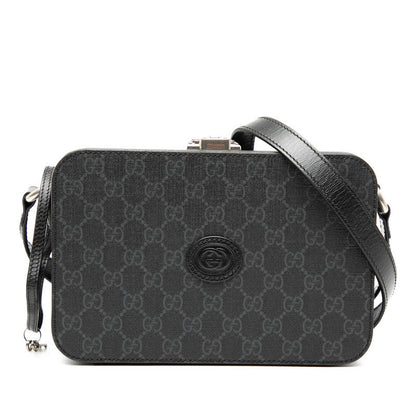 Gucci GG Supreme Hard Trunk PVC Shoulder Bag