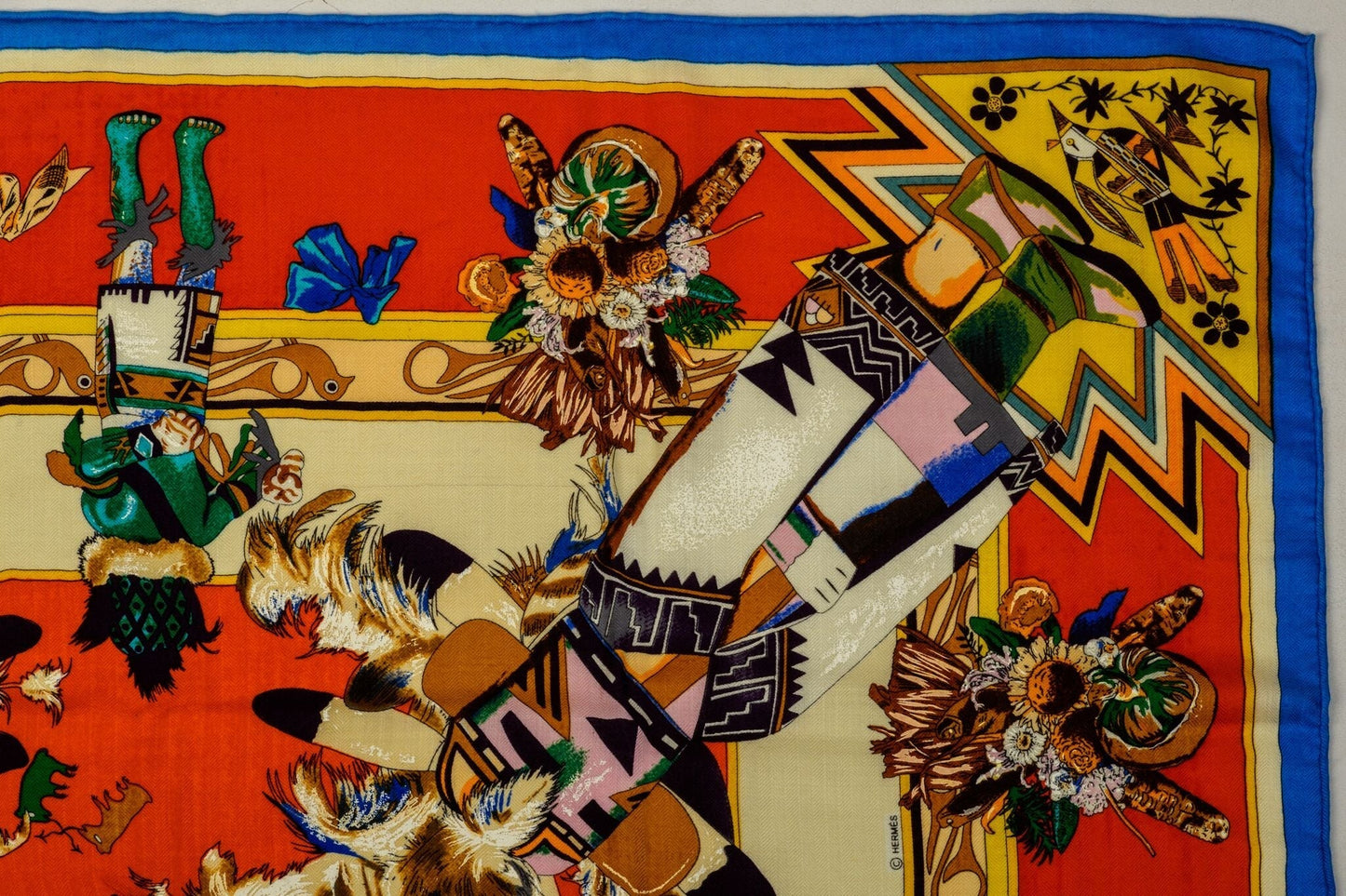 Hermes Cashmere-Blend Kachinas Shawl
