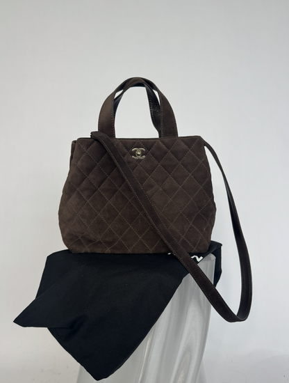 Chanel Wild Stitch Matelassé Tote Bag