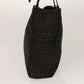 FENDI Zucchino Canvas Tote Bag Black 32028BH019028  rd5035