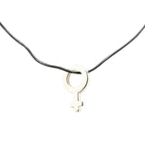 Gucci SV925 Mes Symbol Necklace