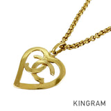 CHANEL COCO Mark Heart Necklace