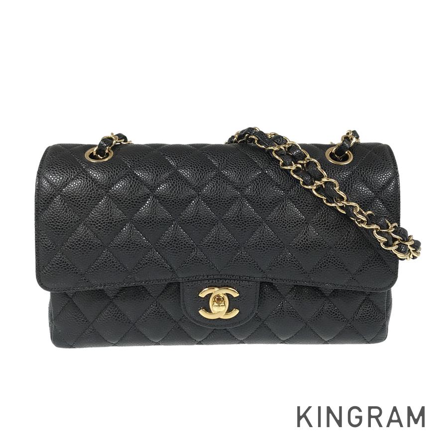 CHANEL Matrasse W flap WChain Gold Hardware Shoulder Bag
