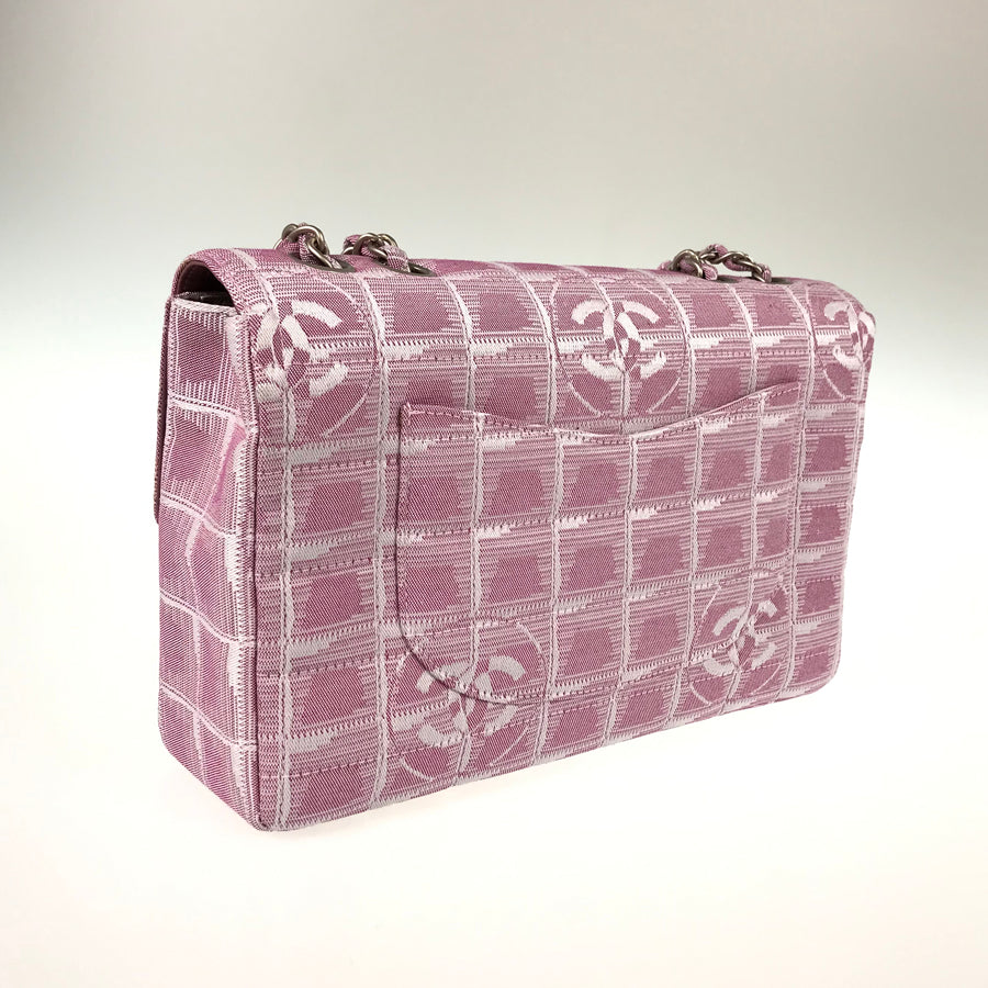 CHANEL New travel line SilverHardware Shoulder Bag
