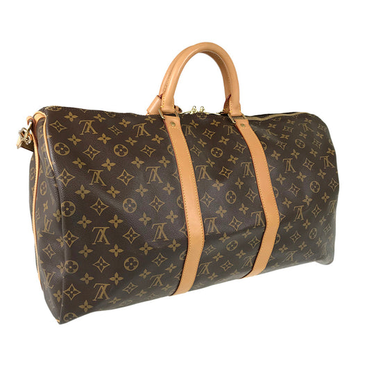 LOUIS VUITTON Monogram Keepall Bandouliere 50 M41416 Boston bag