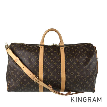 LOUIS VUITTON Monogram Keepall Bandouliere 55 M41414 Boston bag