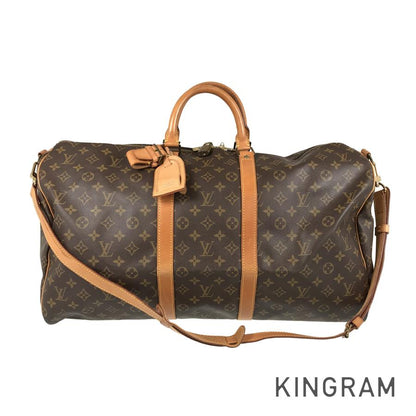 LOUIS VUITTON Monogram keepall Bandolier 55 Boston bag