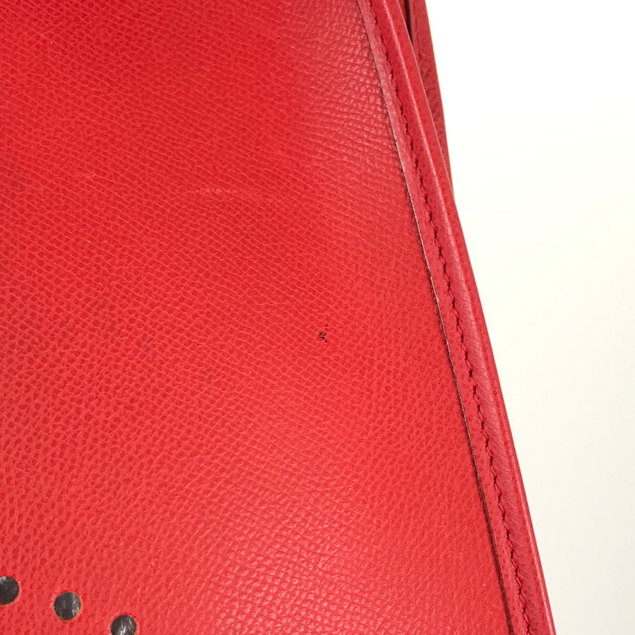 HERMES Evelyn 2 PM ? H carved seal SilverHardware made in 2004 Shoulder Bag