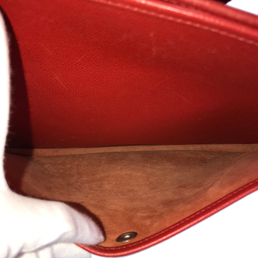 HERMES Evelyn 2 PM ? H carved seal SilverHardware made in 2004 Shoulder Bag