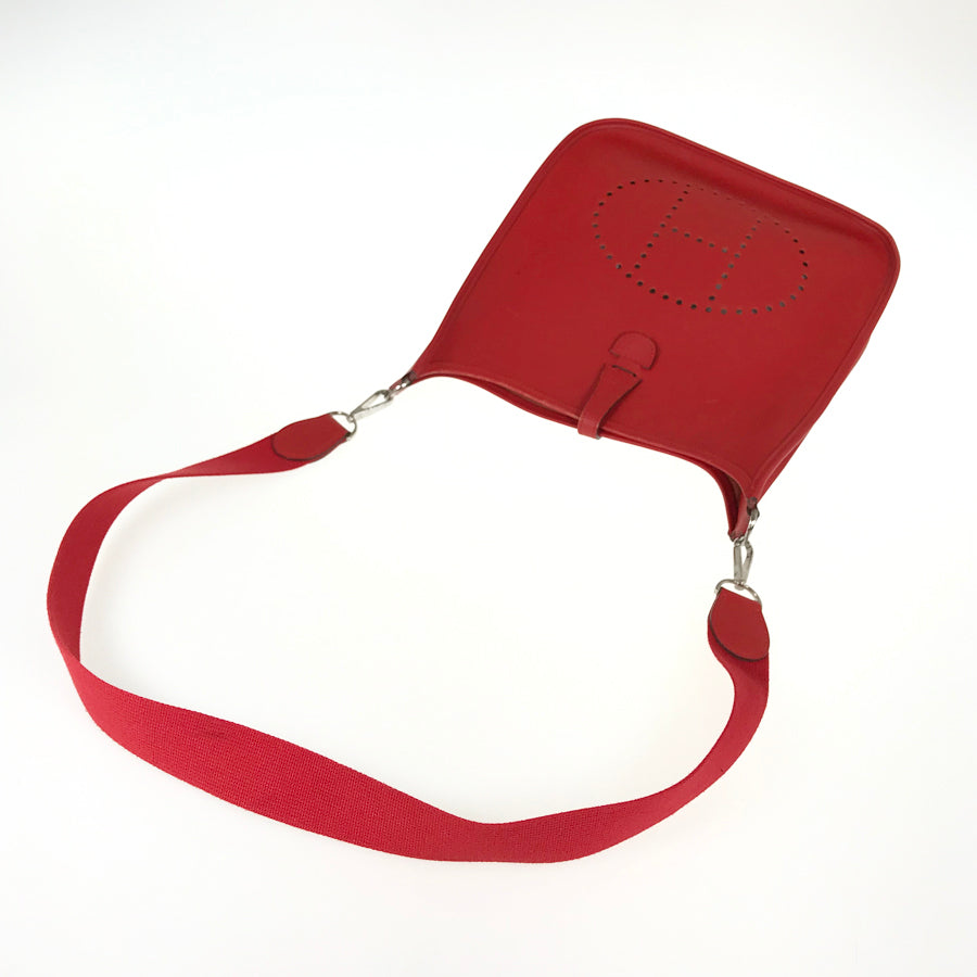 HERMES Evelyn 2 PM ? H carved seal SilverHardware made in 2004 Shoulder Bag