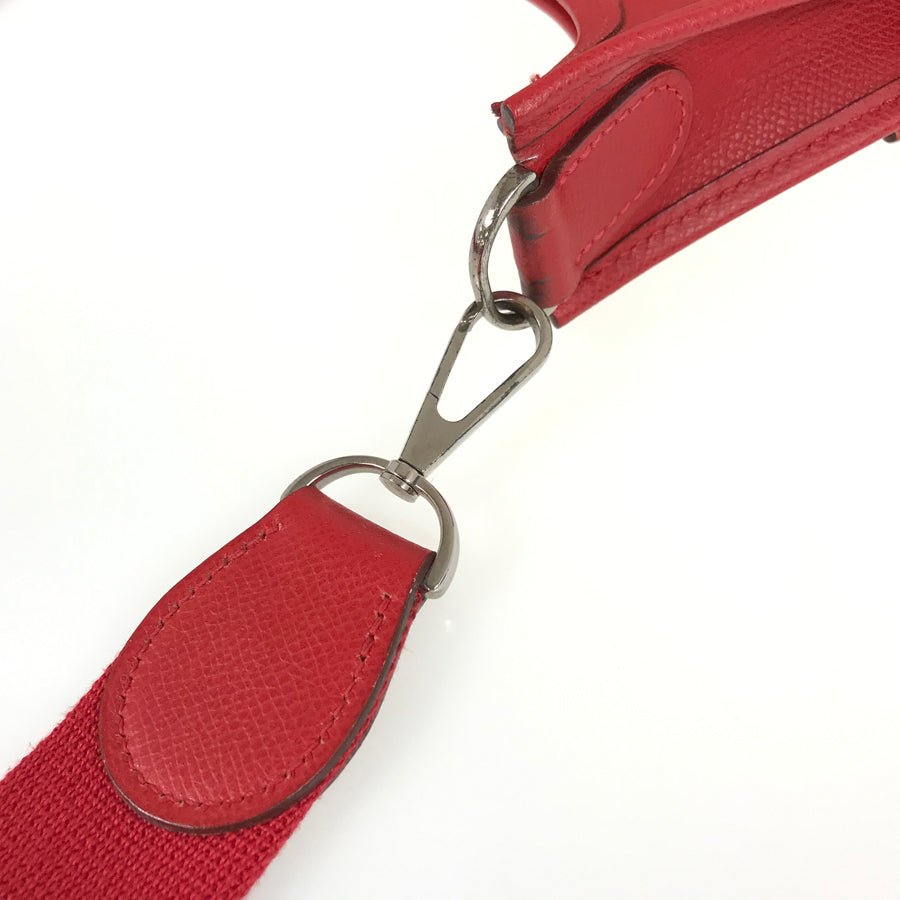 HERMES Evelyn 2 PM ? H carved seal SilverHardware made in 2004 Shoulder Bag
