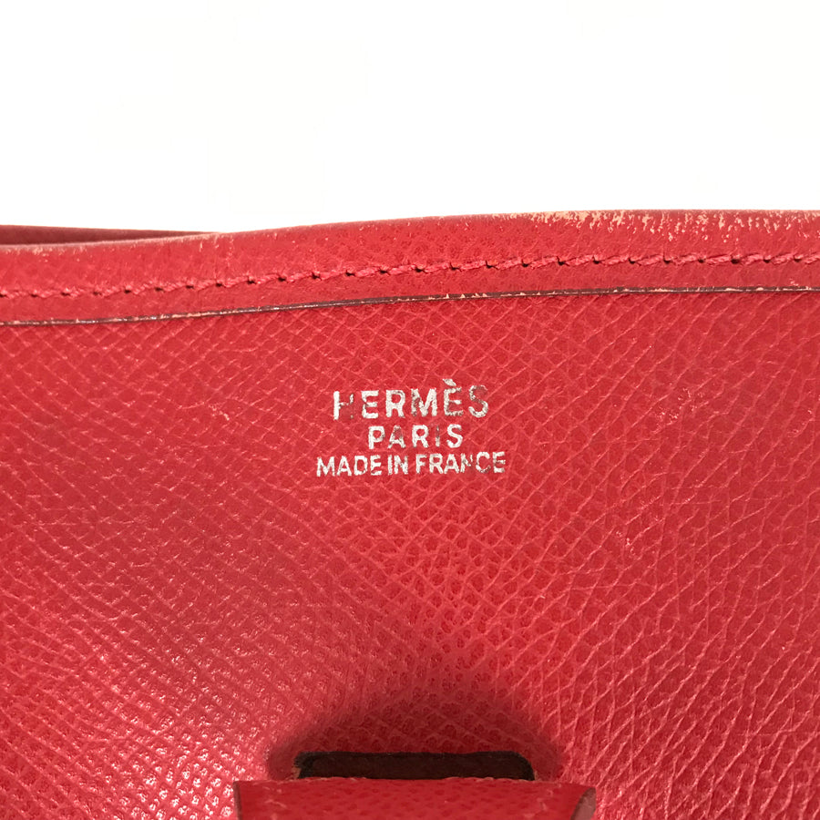 HERMES Evelyn 2 PM ? H carved seal SilverHardware made in 2004 Shoulder Bag