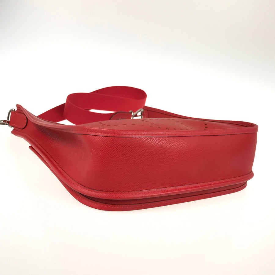 HERMES Evelyn 2 PM ? H carved seal SilverHardware made in 2004 Shoulder Bag