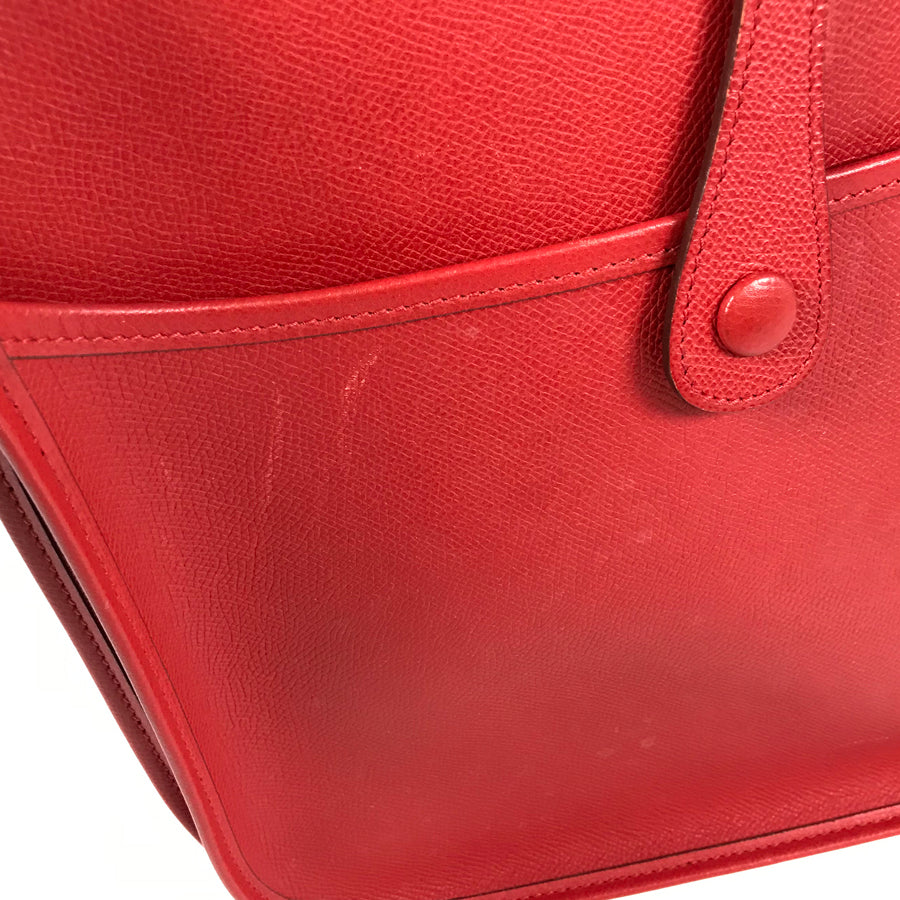 HERMES Evelyn 2 PM ? H carved seal SilverHardware made in 2004 Shoulder Bag