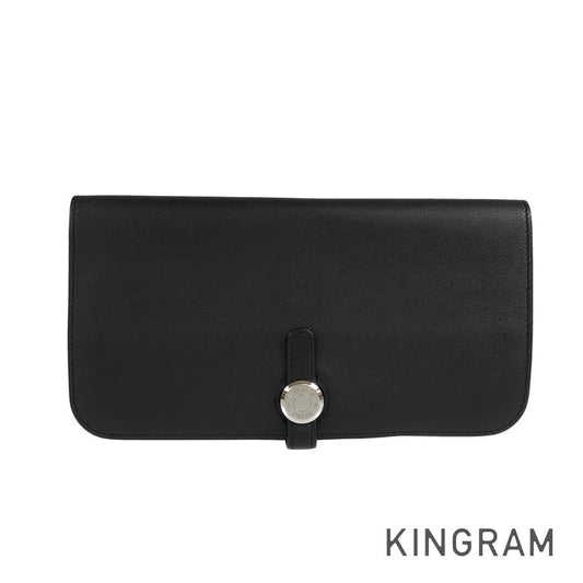 HERMES Dogon long Long wallet bifold