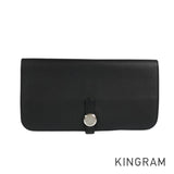 HERMES Dogon long Long wallet bifold