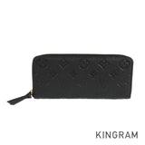 LOUIS VUITTON Monogram Empreinte Portefeuille Clemence M60171 Long wallet Round zipper