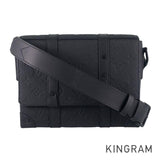 LOUIS VUITTON Monogram Taurillon Clemence Trunk Messenger PM Shoulder Bag