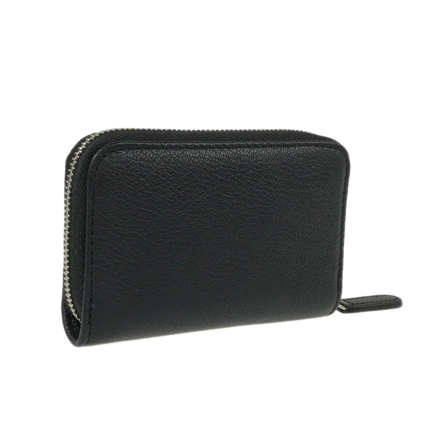 CHANEL COCO Mark Clover SilverHardware coin purse